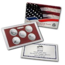 2010 United States Quarters America the Beautiful Proof Set - 5 pc set