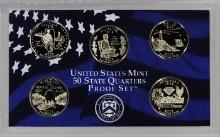 2003 United States Mint Proof Quarters 5 pc set No Outer Box