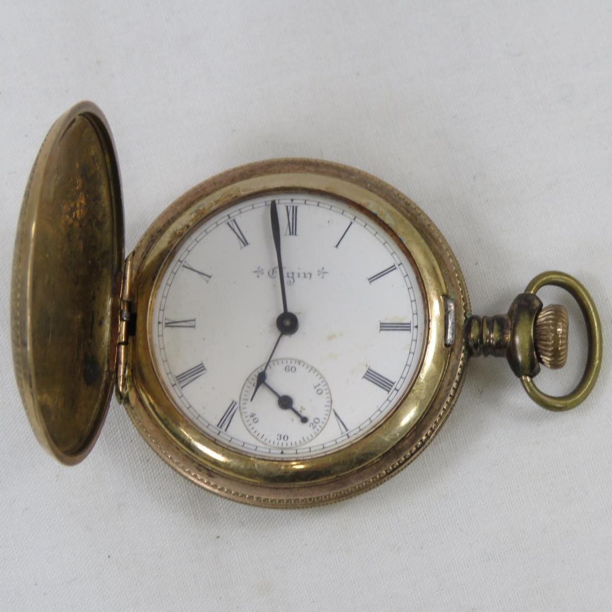 1900 Elgin Grade 206 Model 2 Hunter Pocket Watch