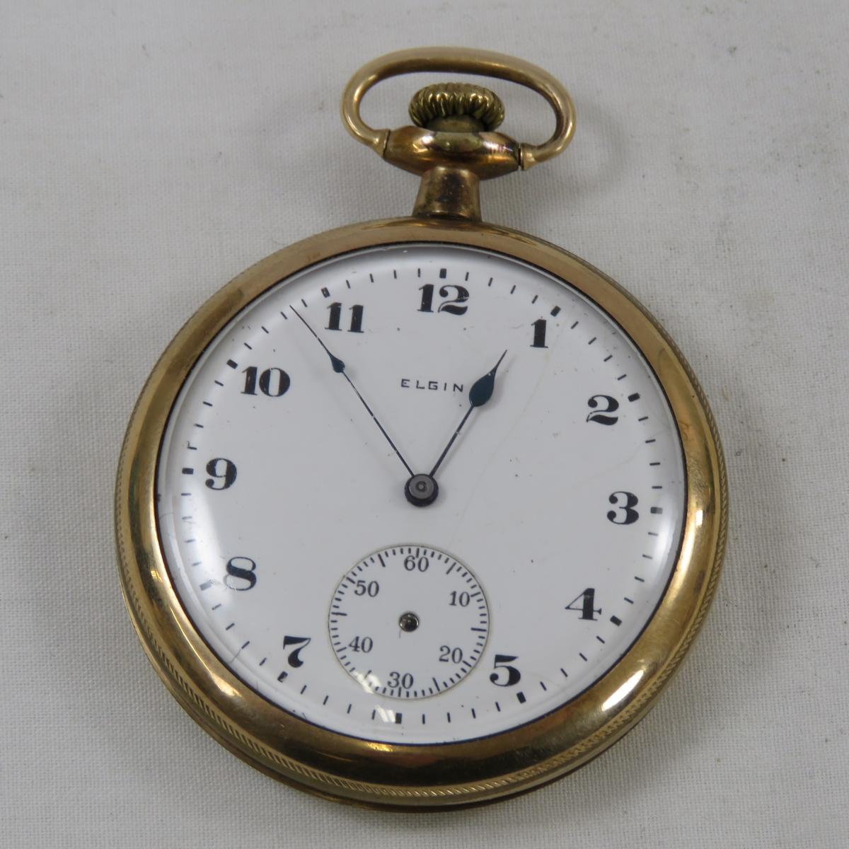 1920 & 1926 Elgin Open Face Pocket Watches