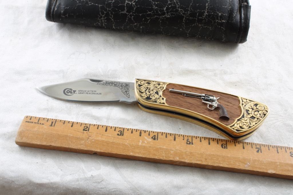 Franklin Mint Colt Army Peace Maker Folding Knife