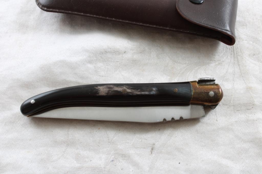 Corne Veritable French Folding Lock Blade Knife