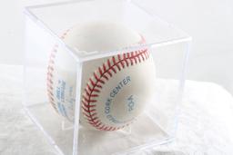 MLB Autographed Baseball Roy Sievers in Case