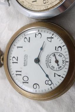 2 Pocket Watches Ingersoll & Ingraham Working