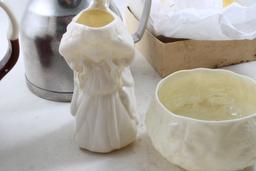 Belleek Cream/Sugar, Clown Stamp Moistener, & More