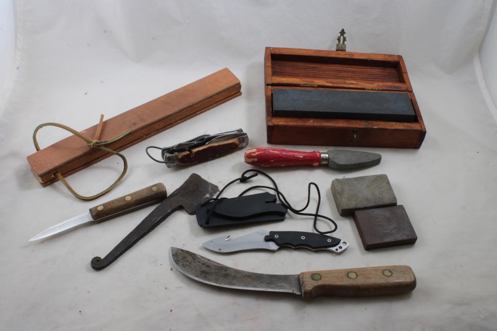 Knives & Sharpening Stones