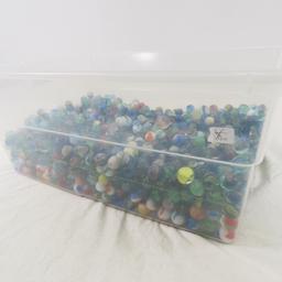 15# of Modern Marbles & Shooters