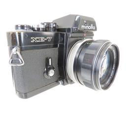 Minolta XE-7 35mm Film Camera with lenses