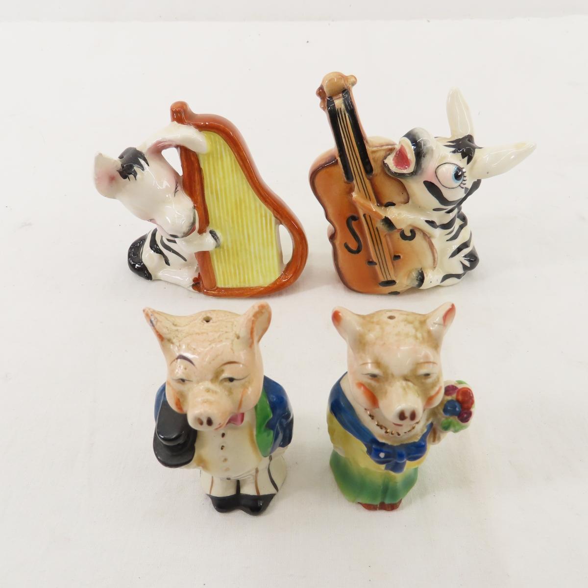 12 Vintage Animal Salt & Pepper Sets