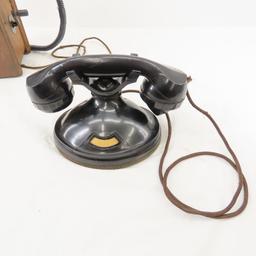 Stromberg-Carlson Wall Crank with Table Handset