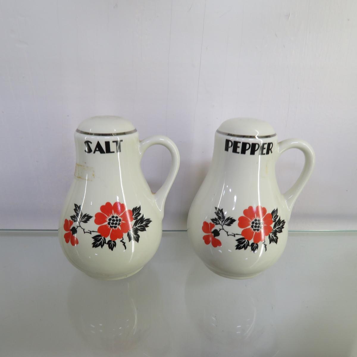 Vintage Hall's Red Poppy Serving Pieces