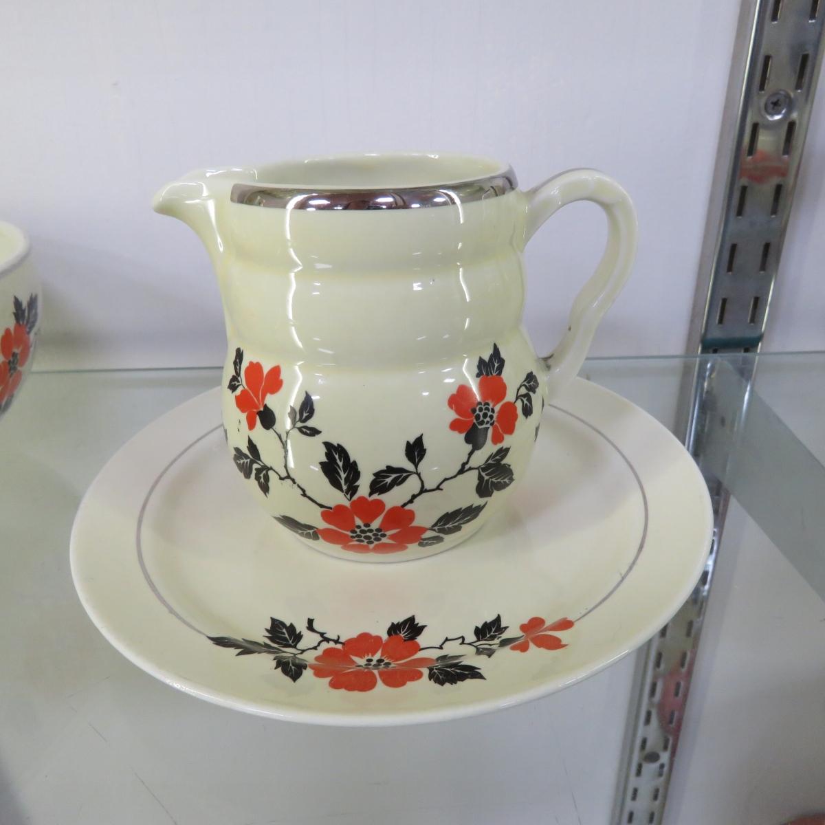 Vintage Hall's Red Poppy Breakfast Plates & More