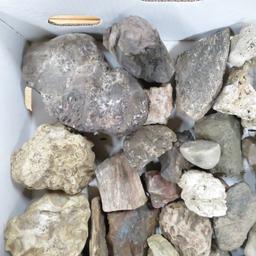 40+ pounds mixed rocks and minerals