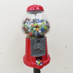 Vintage Gumball Machine Full of Marbles