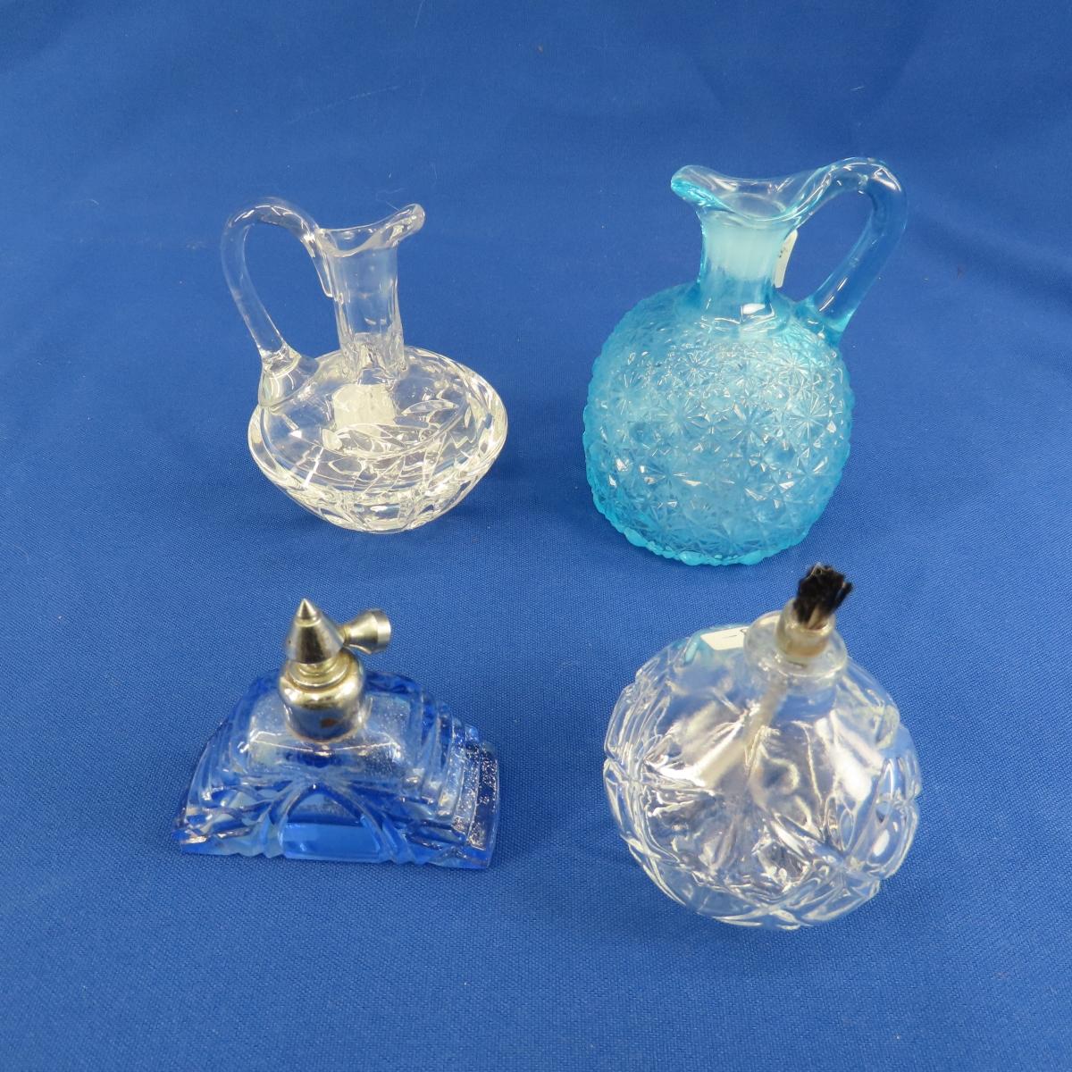 Collection of vintage & antique perfume bottles