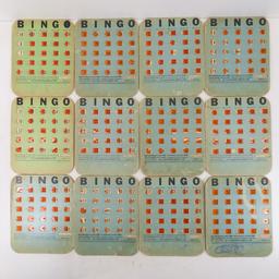 Vintage Gellman Bros BINGO cards