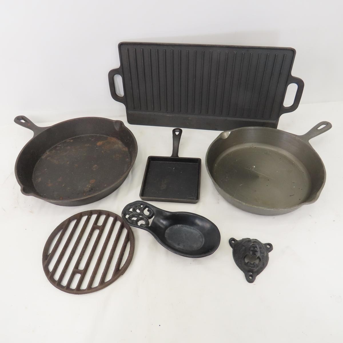 Delmonico's and other cast iron pans