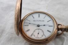 Elgin Pocket Watch size 18 America Case Running