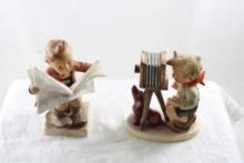 2 M J Hummel Figurines The Photographer 5" 1948+