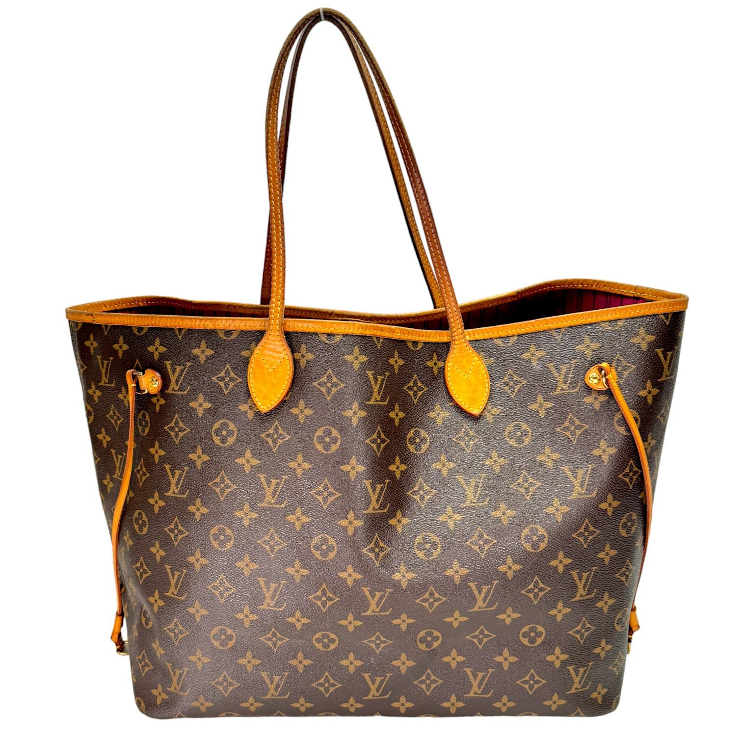 Authentic estate Louis Vuitton Neverfull Monogram GM