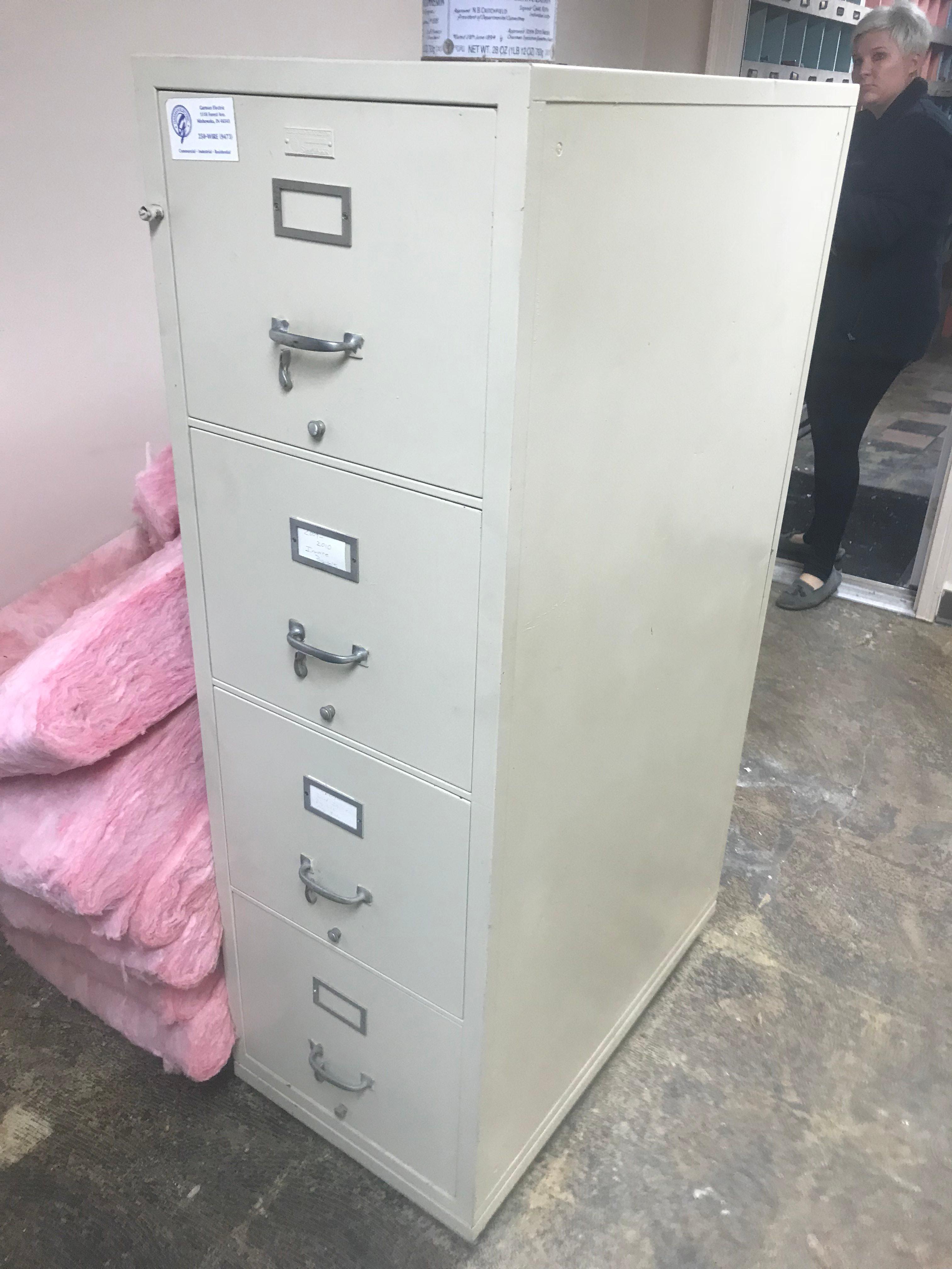 4 Drawer Fire Proof File Cabinet