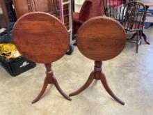 Two Tilt-Top Tables