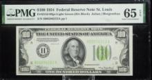 1934 $100 FRN St. Louis H00206223A PMG65EPQ