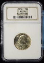 1950 Washington Quarter NGC MS-66 Superb