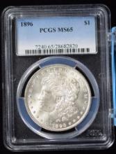 1896 Morgan Dollar PCGS MS-65