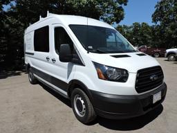 2019 FORD Transit 250 Extended Tall Cargo Van / Bulkhead, Racks & Bins / 17,866 Mi