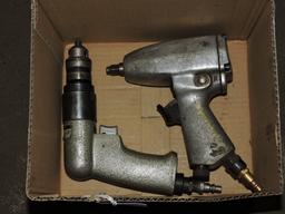 3/8" Square Drive Air Impact Wrench AND 3/8" Air Impact Drill / Brand Unknown