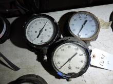 USG/Ashcroft Pressure Gauges lot of 3