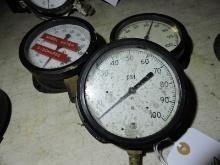 USG Pressure Gauges lot of 3