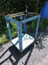 Metal Cart 22 1/2"x 18"x 33 1/4"