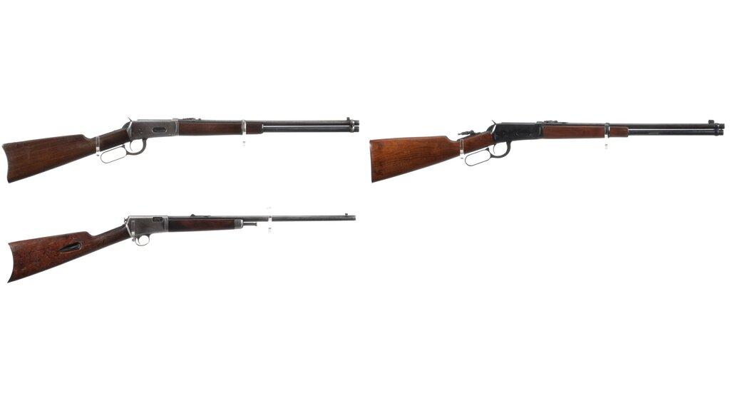 Three Winchester Rifles