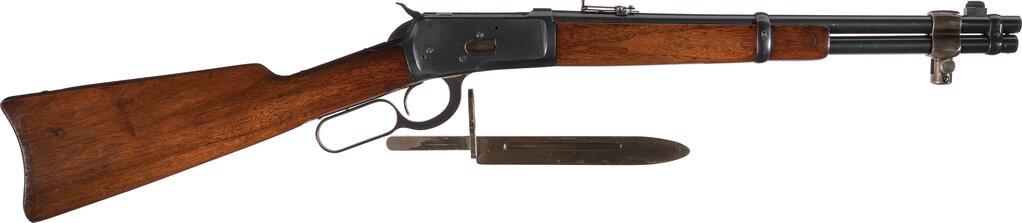 Winchester Model 1892 Trapper's Style Carbine with Bayonet