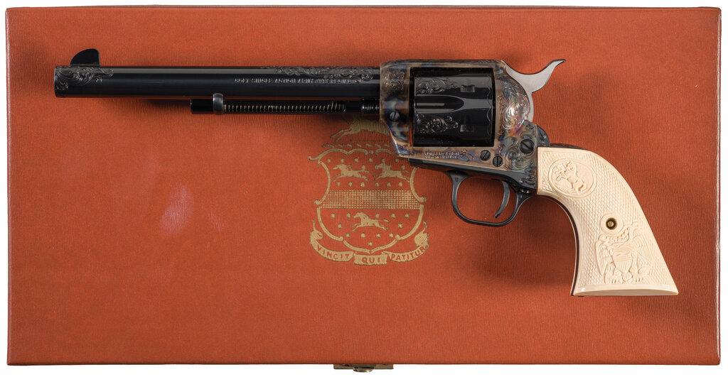 Factory Engraved Colt Third Generation Single Action Army