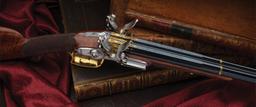 Double Barrel Flintlock Sporting Gun by Nicolas-Noel Boutet