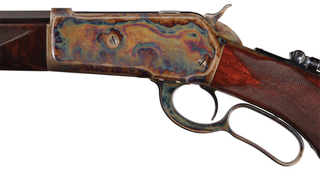 Winchester Deluxe Model 1886 Lever Action Rifle