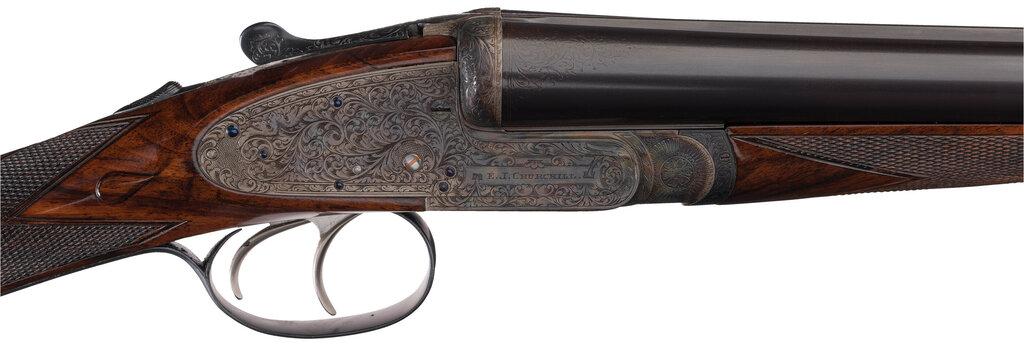 Pair of  E. J. Churchill Premiere Finest Quality Shotguns