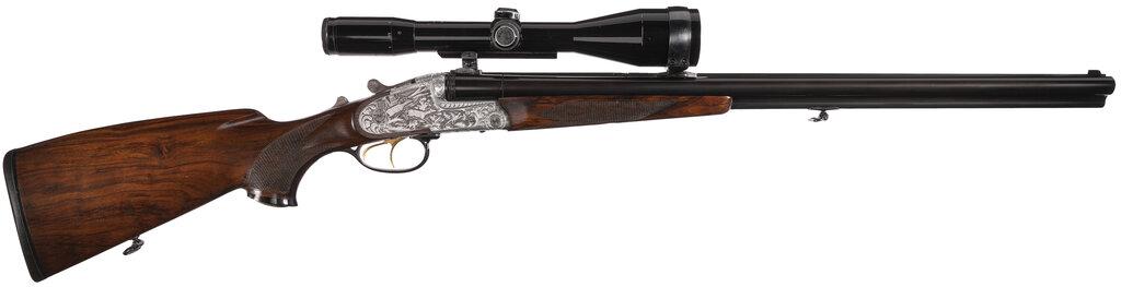 Krieghoff Neptun-T Sidelock Drilling with Zeiss Scope