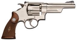 Police Nickel Smith & Wesson .357 Registered Magnum Revolver