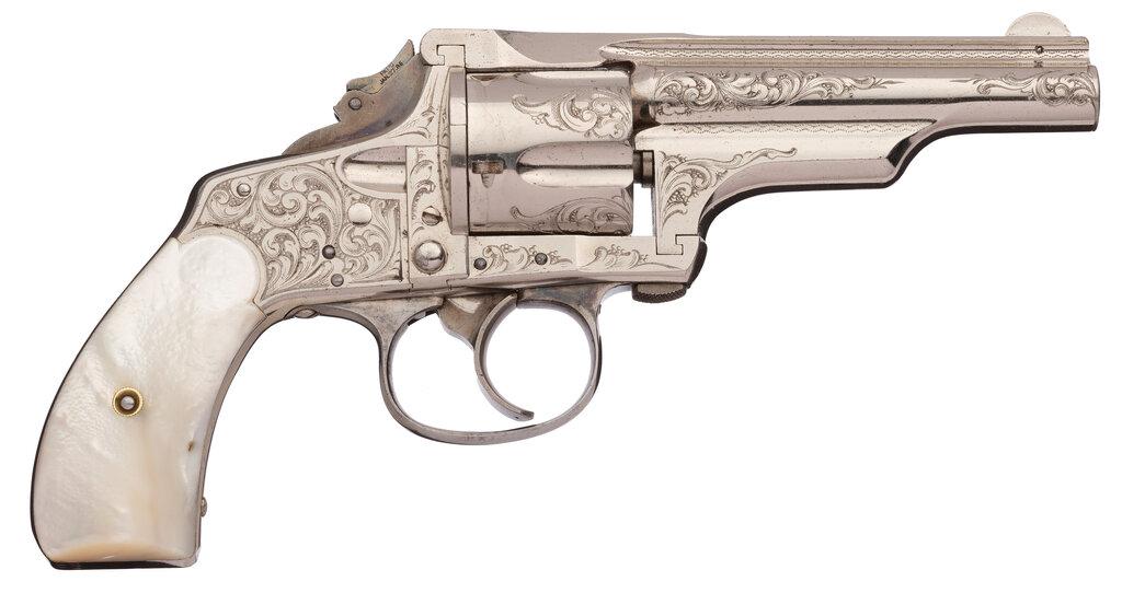 Inscribed Engraved Merwin, Hulbert & Co. Medium Frame Revolver