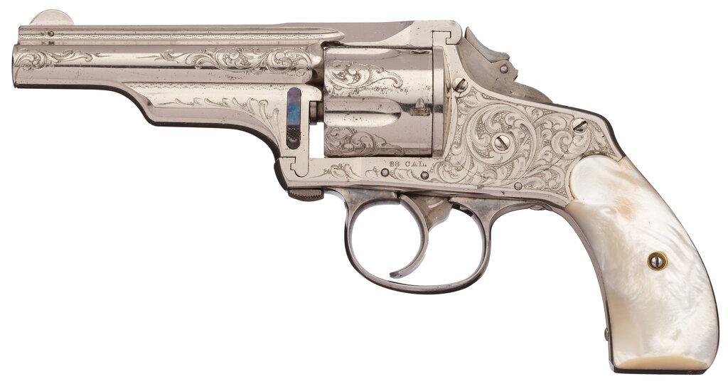 Inscribed Engraved Merwin, Hulbert & Co. Medium Frame Revolver