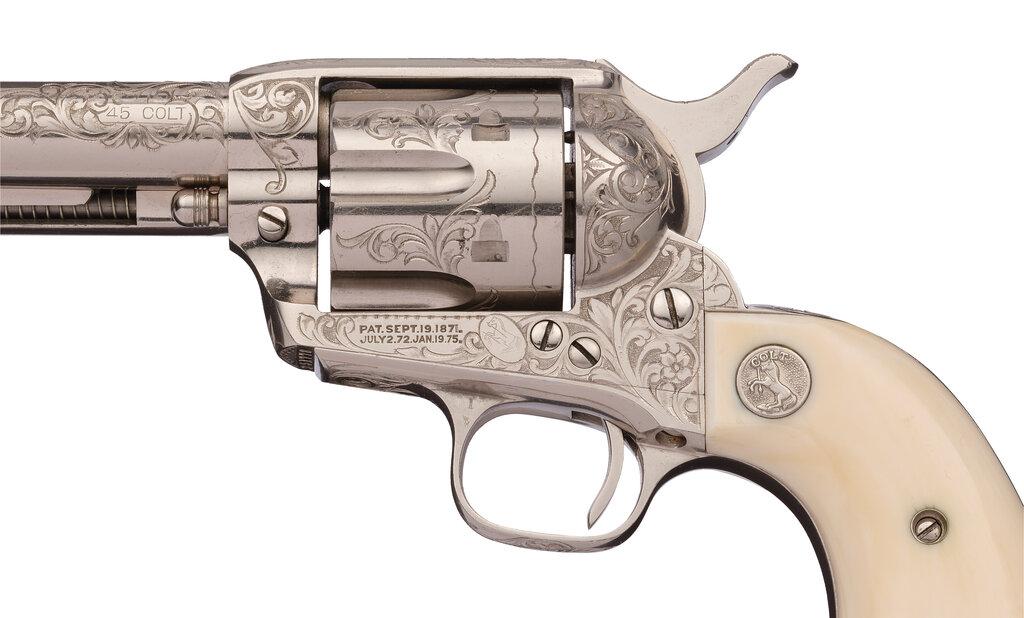 Factory Engraved 1st Generation Colt Single Action Army Revolver