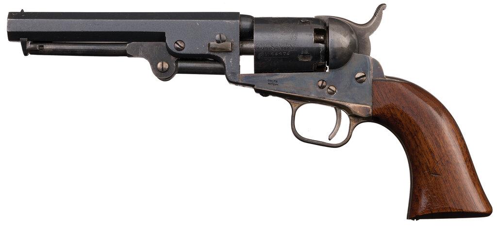 Cased Colt Model 1849 Pocket Percussion Revolver