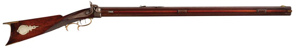 J.H. Johnston Great Western Gun Works Percussion Double Rifle