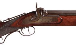 Large Caliber S. Hawken Rifle Owned by Theodore Roosevelt