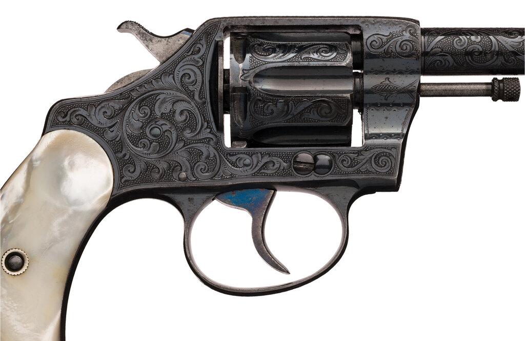 Factory Engraved Colt New Pocket .32  Double Action Revolver