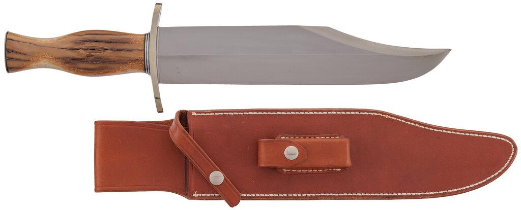 Randall Model 12 Smithsonian Bowie Knife with Sheath